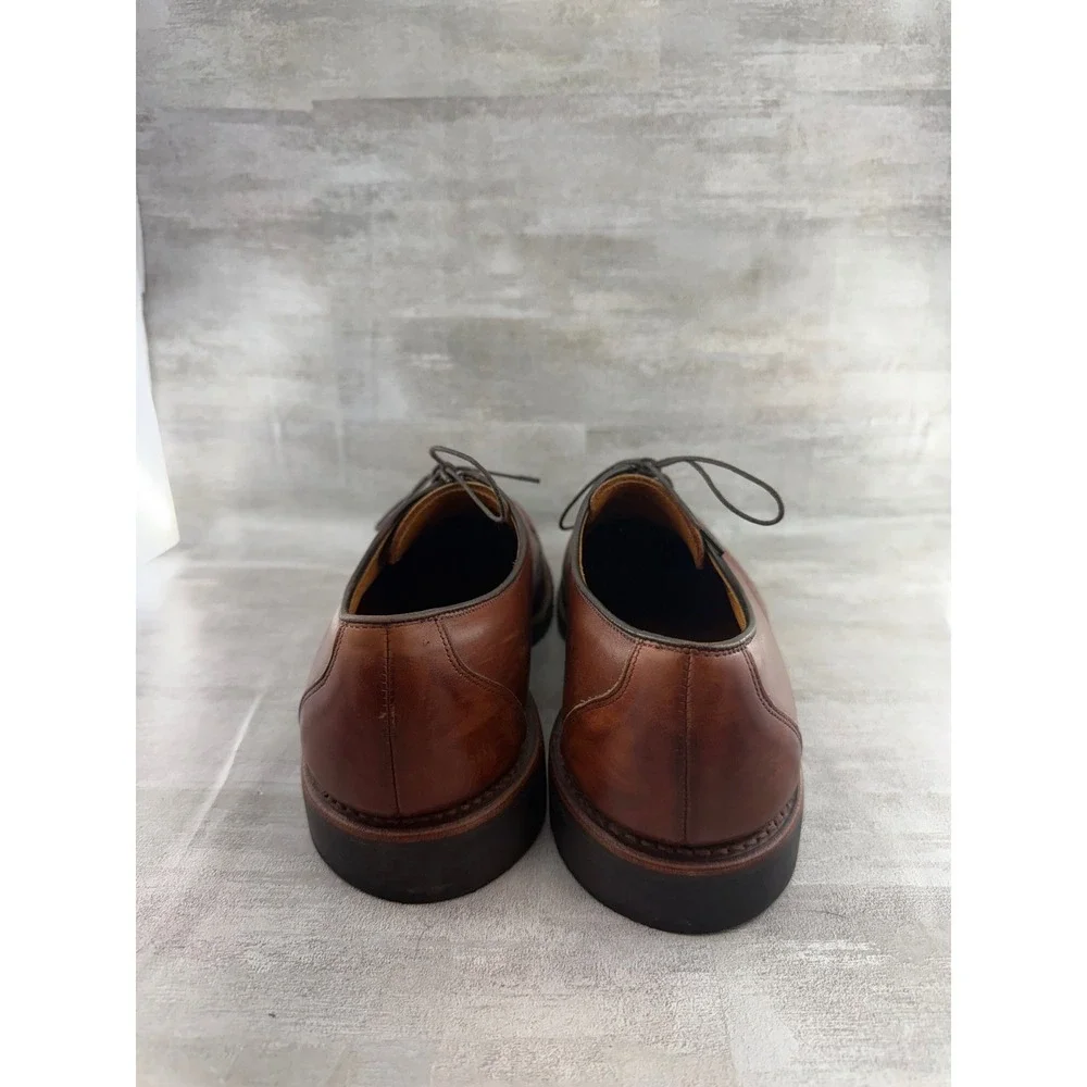 Allen Edmonds Badlands Brown Leather Derby Shoes Men Sz 9.5 E 2952 Made in USA